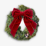 Evergreen Red Wreath